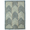 Camp Blue Chevron Rug - 3 x 5