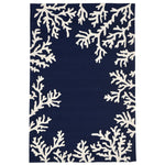 Barrier Reef Navy Indoor/Outdoor Rug - 8 x 10