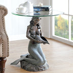 Mermaid & Conch Shell End Table
