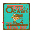 Top of the Ocean Personalized Sign - 28 x 28