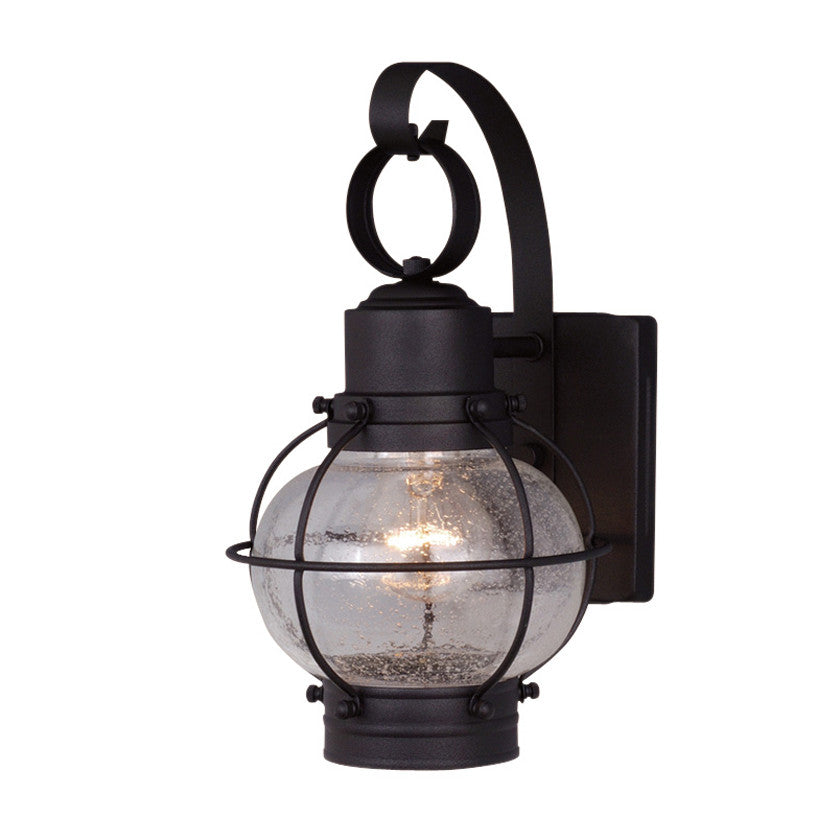 Chatham Black Outdoor Wall Sconce - 6 Inch