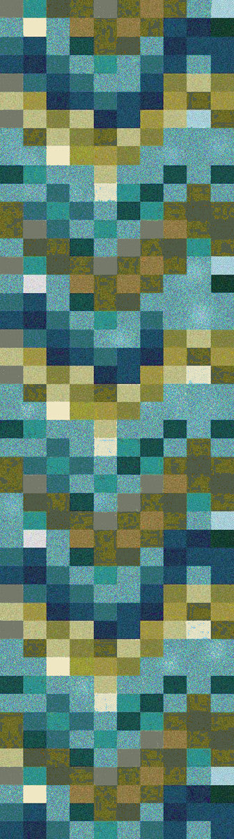 Aqua Spa Tiles Rug - 2 x 8