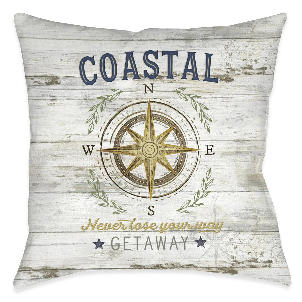 Coastal Compass Pillow