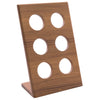 Teak K-Cup Holder - 6 Pod