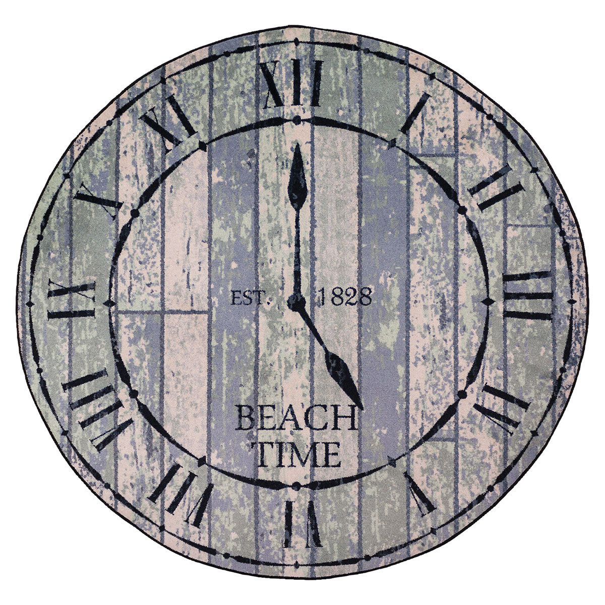 Beach Time Round Rug