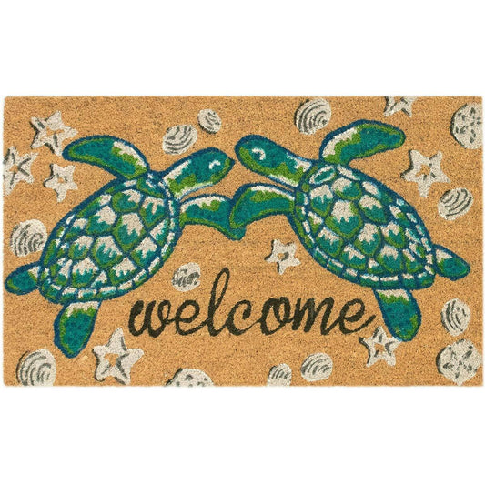 Turtle Pair Coir Welcome Mat Collection