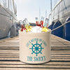 Life Is Better On A Boat Personalized Crock - Sea Blue