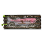 Striper Bass Personalized Corrugated Metal Sign