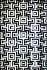 Baja Navy Fret Rug - 8 x 11