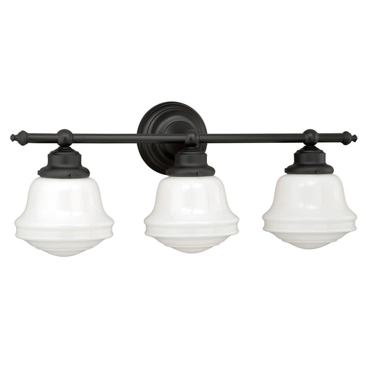 Plantation 3 Light Vanity Lamp - Oil Rubbed Bronze