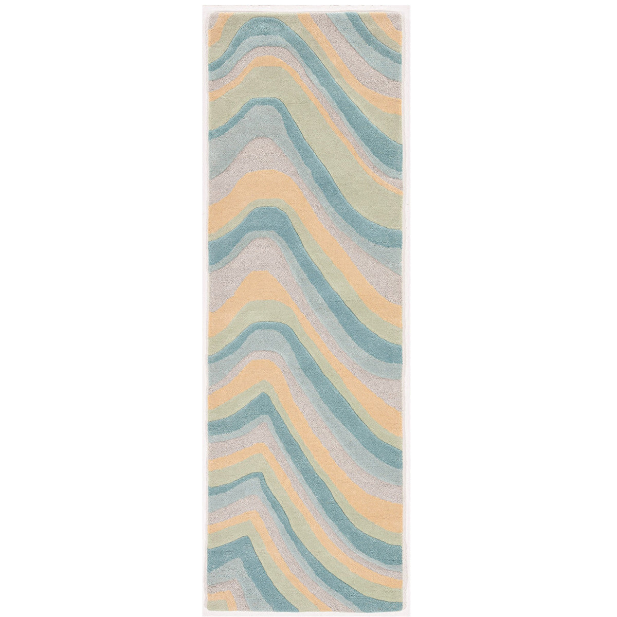 Currents Blue Rug - 2 x 8