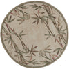 Sparta Ivory Bamboo Double Border Rug - 6 Ft Round - OUT OF STOCK UNTIL 10/21/2026