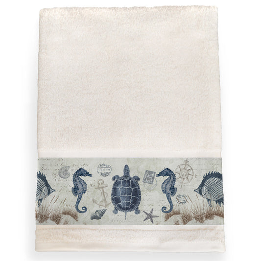 Carte Postale Bath Towel - OUT OF STOCK UNTIL 09/18/2026