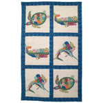 Patchwork Ocean Rug - 4 x 6