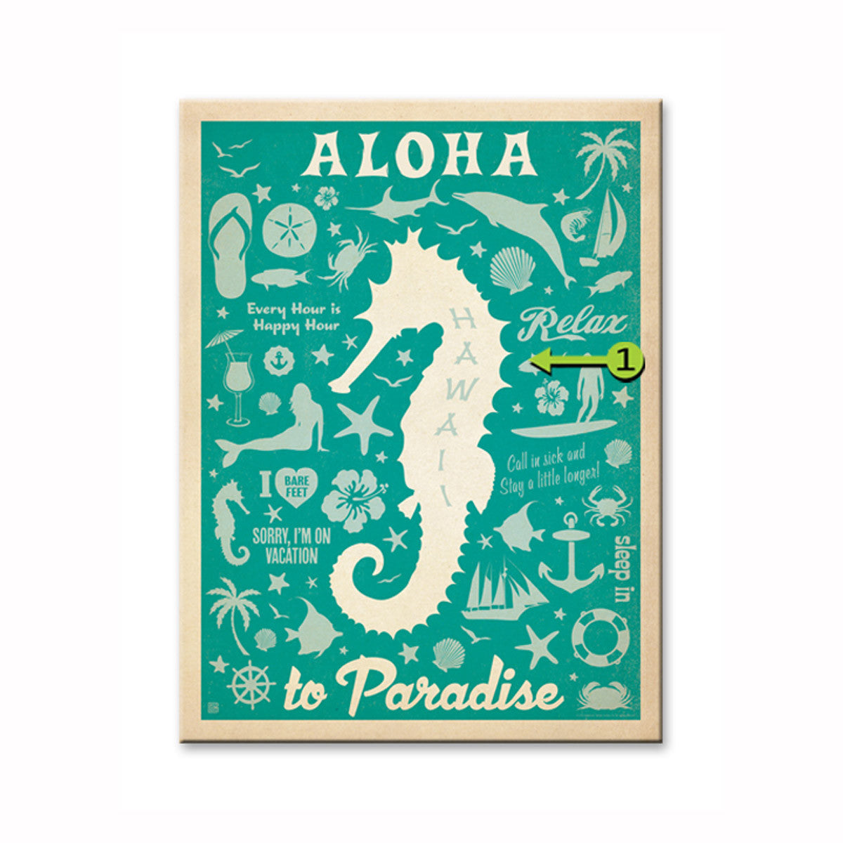 Welcome to Paradise Personalized Sign - 28 x 38