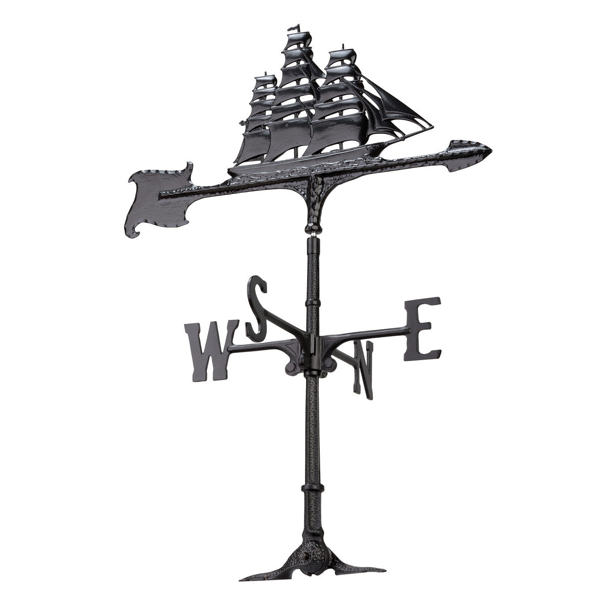Black Clipper Accent Weathervane - 30 Inch