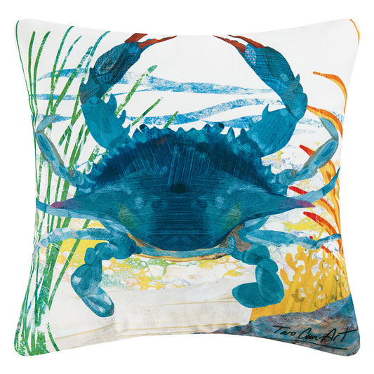 Blue Crab Indoor/Outdoor Pillow