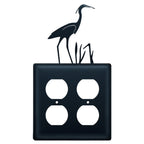 Heron Double Outlet Cover