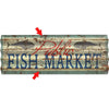 Bluefin Tuna Personalized Corrugated Metal Sign