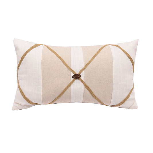Stripes & Lattice Pillow