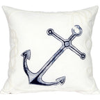 White Moor Square Indoor/Outdoor Pillow