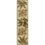 Sparta Ivory Tropical Oasis Rug - 3 x 10