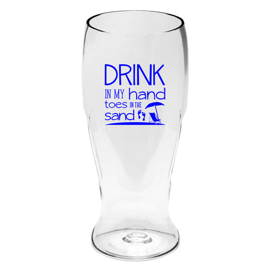 Toes in the Sand Beer Tumblers - Set of 4