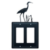 Heron Double GFI Cover