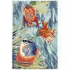 Orange Fish Trio Indoor/Outdoor Rug - 4 x 6 - OUT OF STOCK UNTIL 10/12/2026