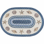 Shell & Starfish Braided Rug - 2 x 3