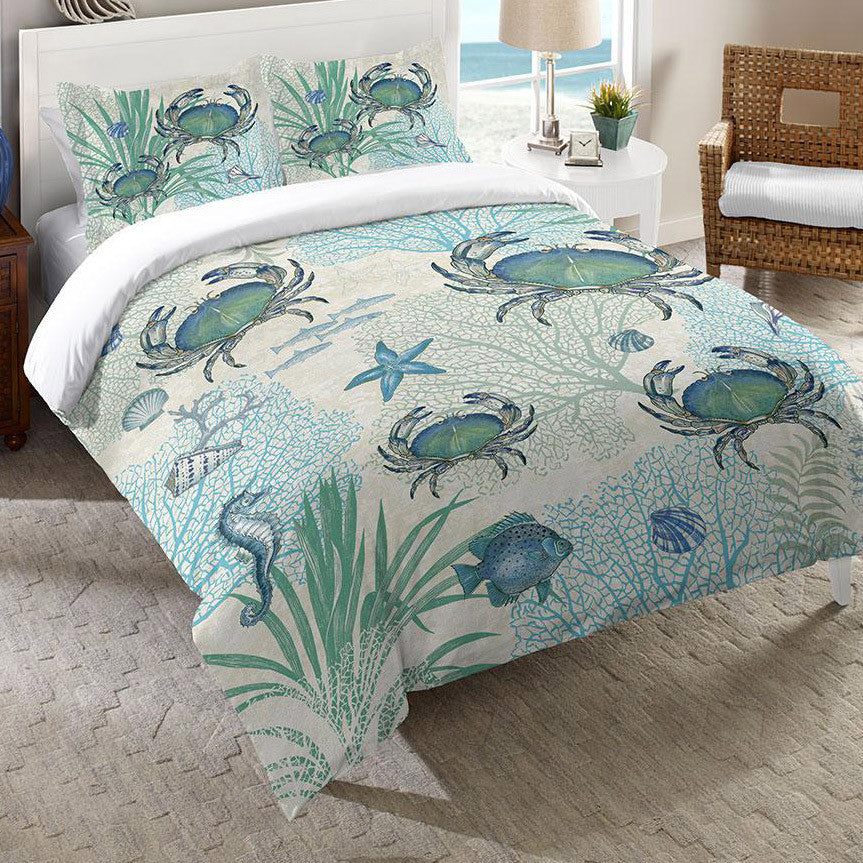 Blue Sea Life Comforter - Queen - OUT OF STOCK UNTIL 10/20/2026