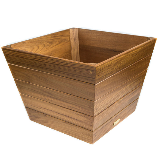 Teak Planter Box - Medium - OUT OF STOCK UNTIL 08/31/2026