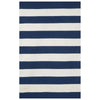 Sorrento Rugby Stripe Navy Rug Collection