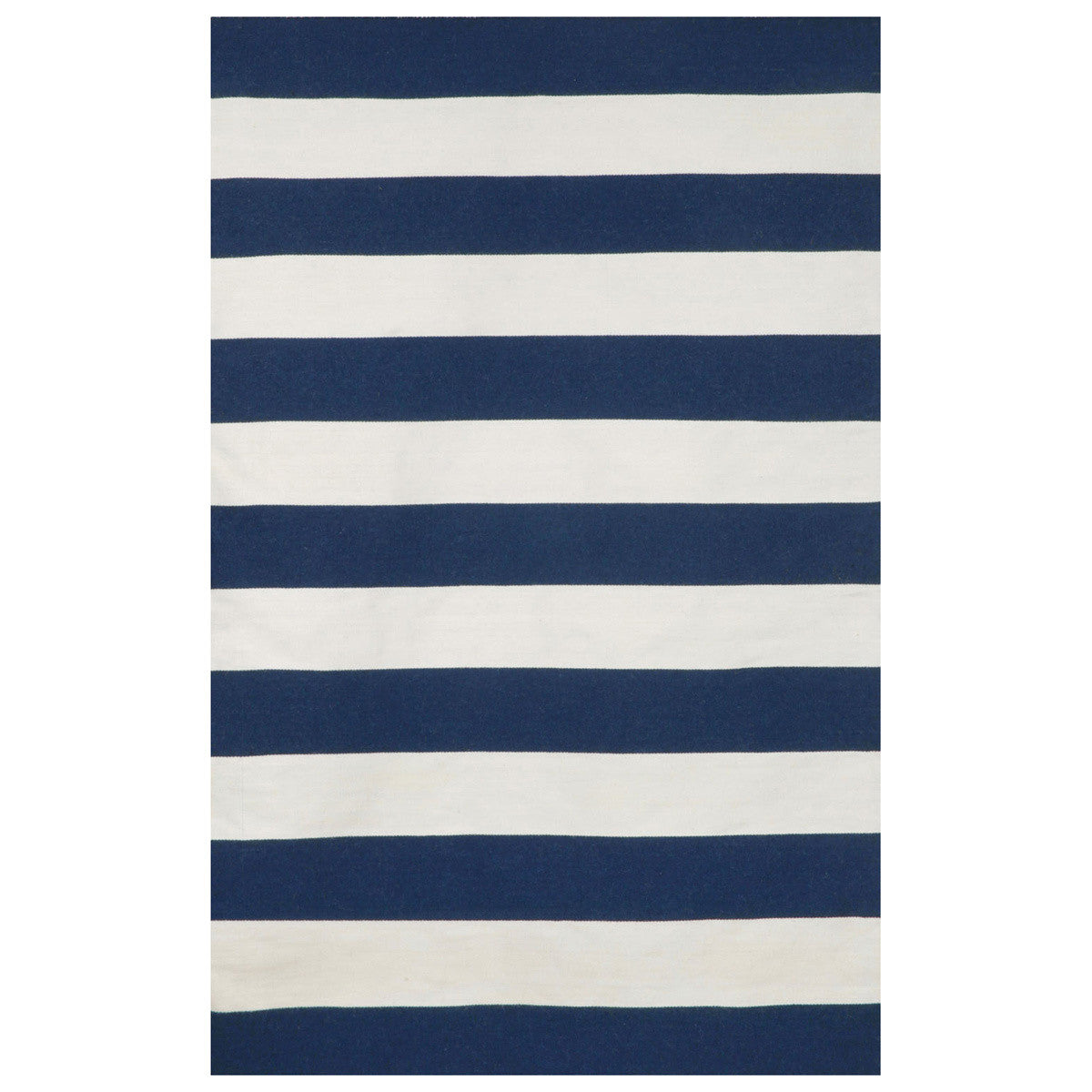 Sorrento Rugby Stripe Navy Rug Collection