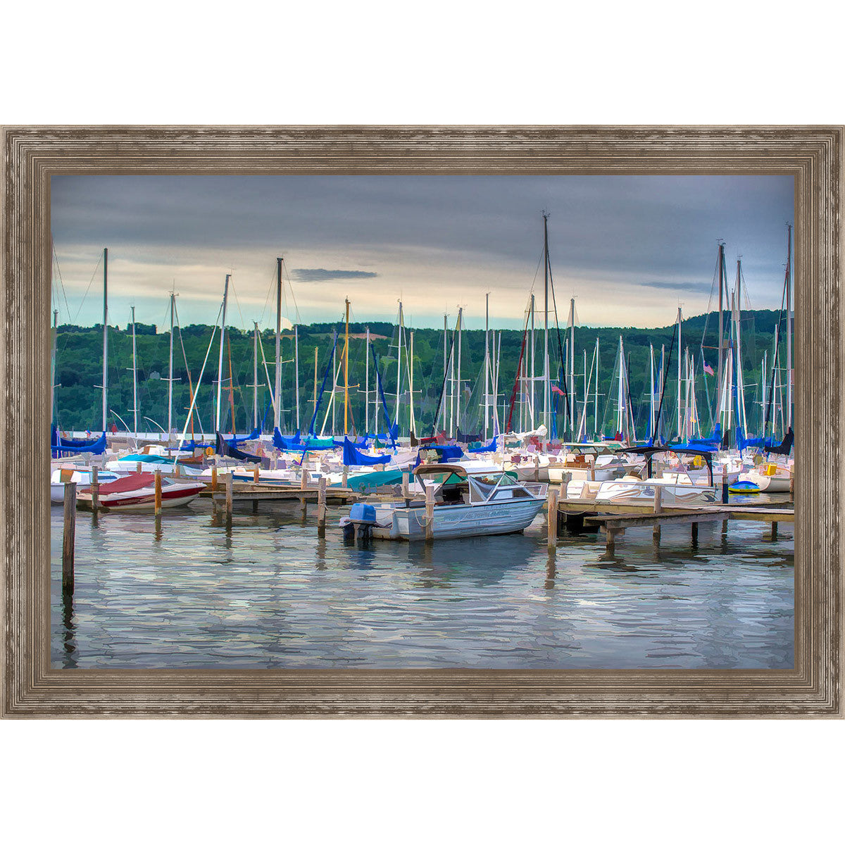 Coastal Harbors Framed Print