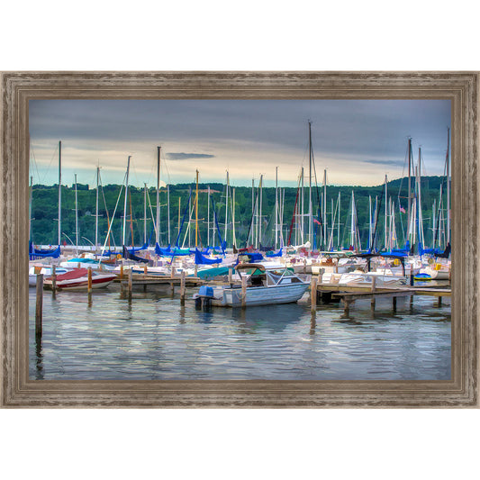 Coastal Harbors Framed Print