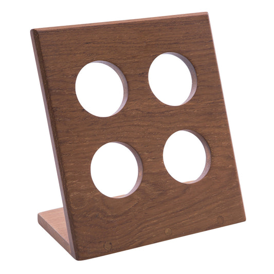 Teak K-Cup Holder - 4 Pod