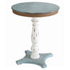 Sea Isle Two Tone Wood and Rope Apron Accent Table - OUT OF STOCK UNTIL 09/16/2026