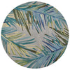 Waterside Blue Palms Rug - 8 Ft. Round - OUT OF STOCK UNTIL 08/18/2026