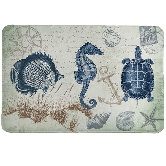 Carte Postale Memory Foam Rug