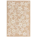 Starfish Sea Natural Indoor/Outdoor Rug - 4 x 5