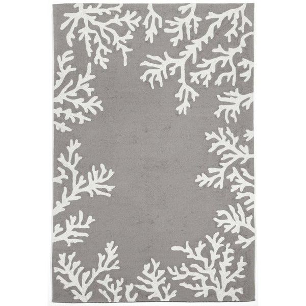 Barrier Reef Silver Indoor/Outdoor Rug - 5 x 8
