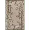 Sparta Ivory Bamboo Double Border Rug - 4 x 6