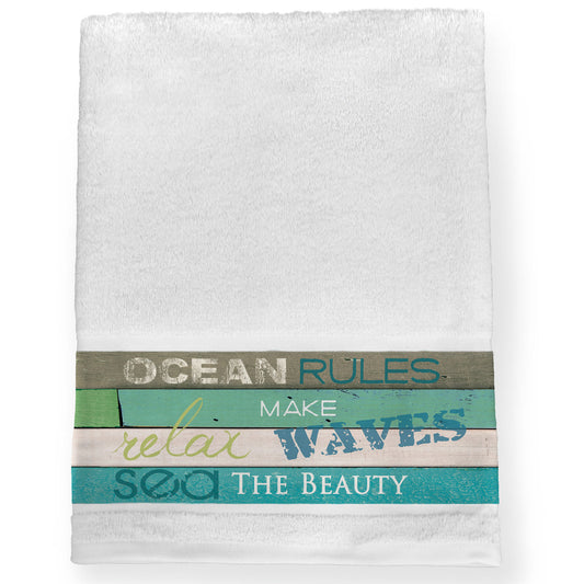 Sea Rules Bath Towel