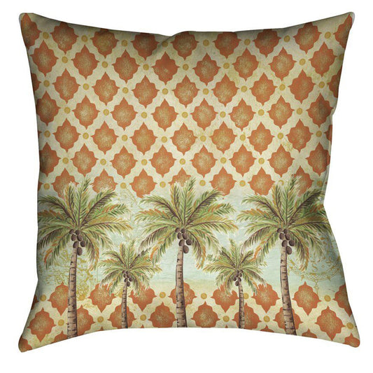 Pacific Palms 18 x 18 Indoor Pillow
