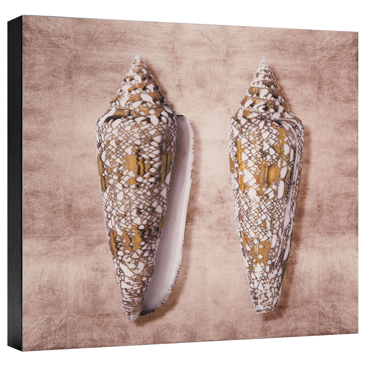 Golden Sea Life II Gallery Wrapped Canvas