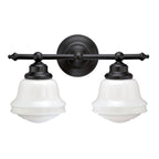 Plantation 2 Light Vanity Lamp - Oil Rubbed Bronze