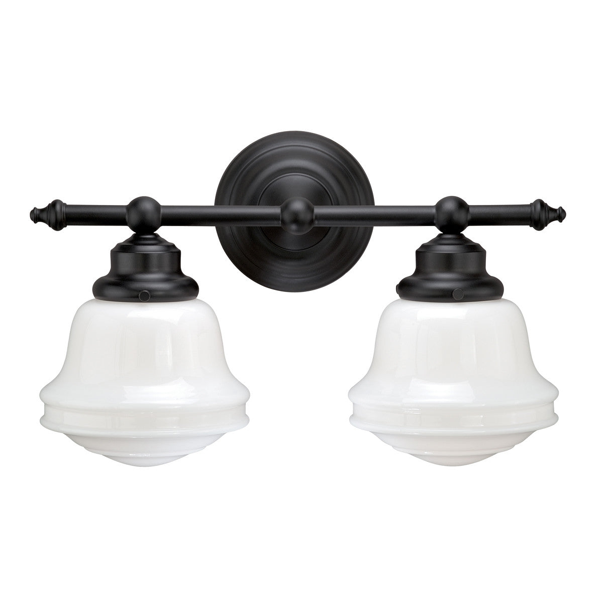 Plantation 2 Light Vanity Lamp - Oil Rubbed Bronze