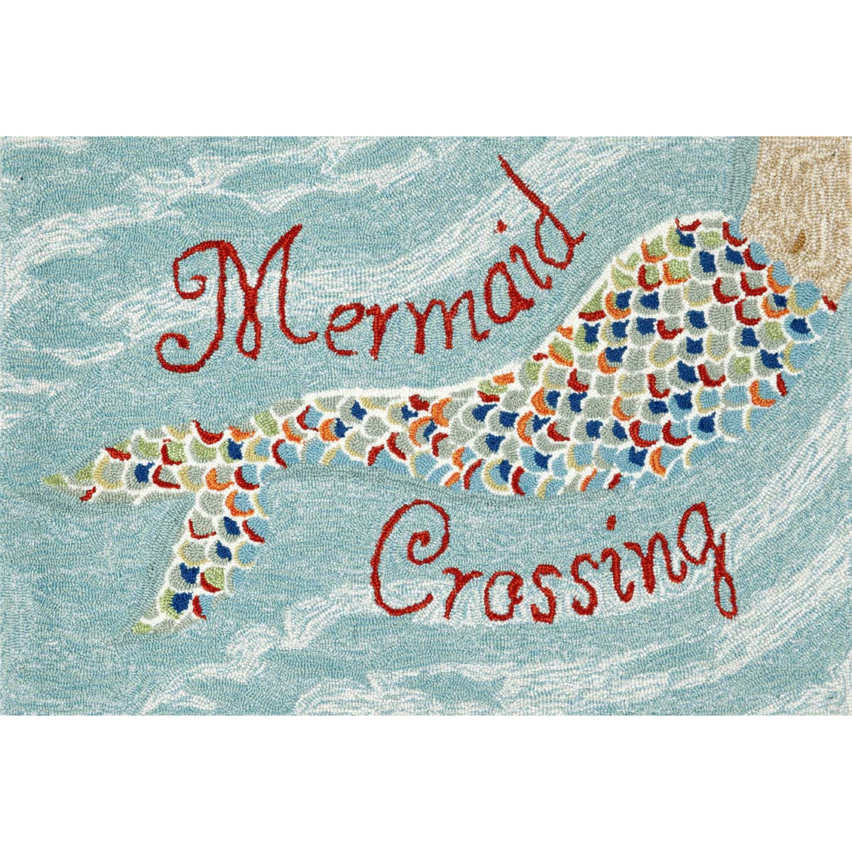 Mermaid Ocean Indoor/Outdoor Rug - 20 x 30