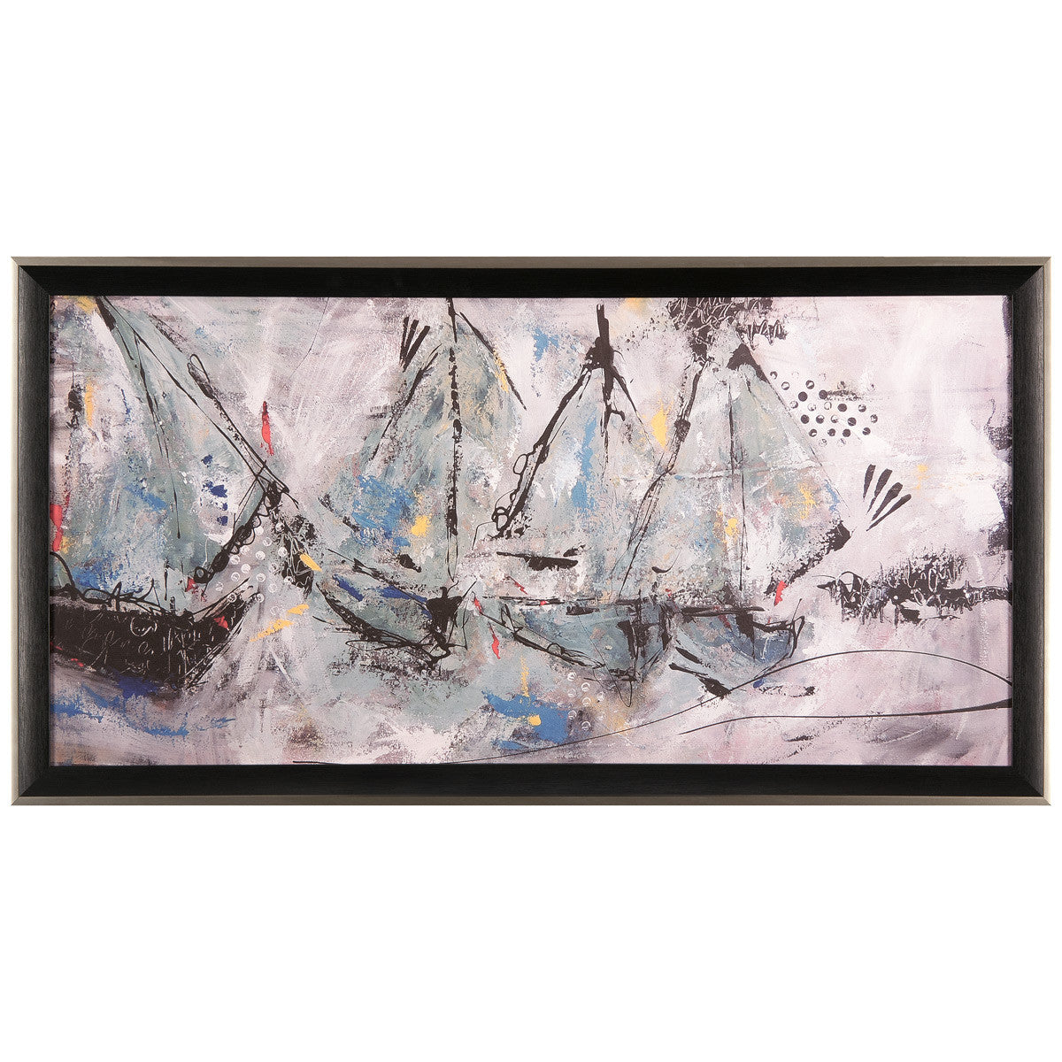 Yacht III Framed Canvas